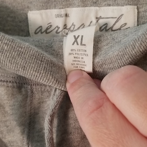 Aeropostale long gray and pink logo shorts XL - Picture 4 of 4